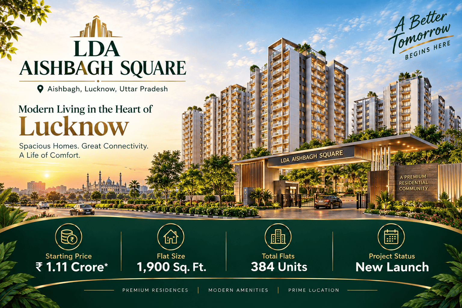 LDA Aishbagh Square Lucknow