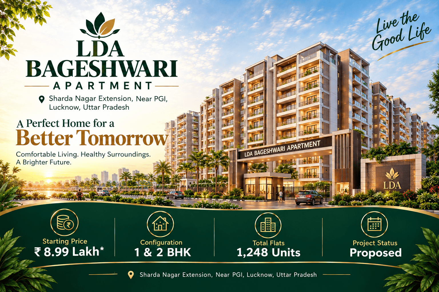 LDA Bageshwari Apartment Lucknow