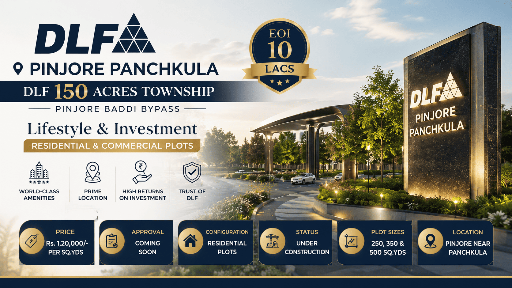 DLF Pinjore Panchkula - Luxury Residences