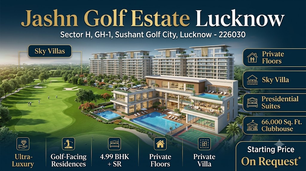 Jashn Golf Estate - 4.5 & 5.5 BHK Flats in Lucknow