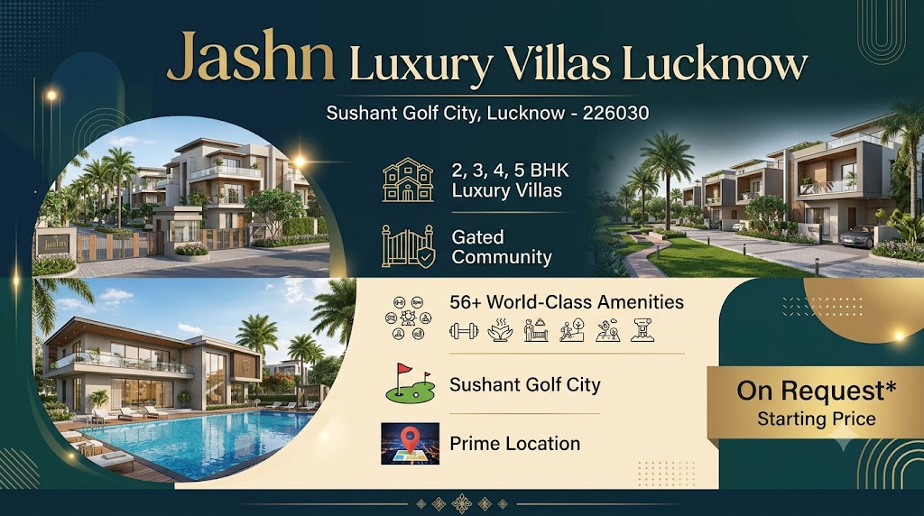 Jashn Luxury Villas in Lucknow - Premium Villas at Sushant Golf City