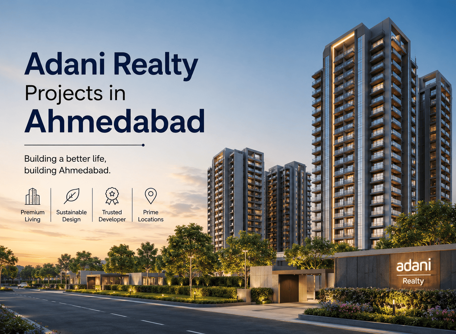 Adani Realty Upcoming Projects in Ahmedabad