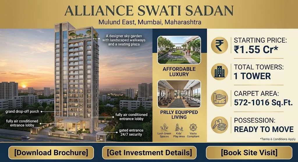 Alliance Swati Sadan - Premium Apartments in Mulund East Mumbai