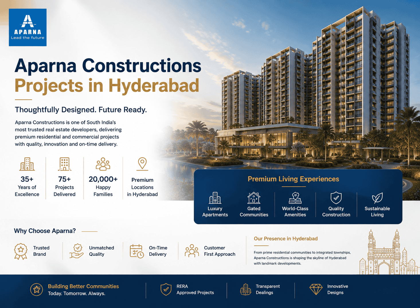 Aparna Constructions Upcoming Projects in Hyderabad