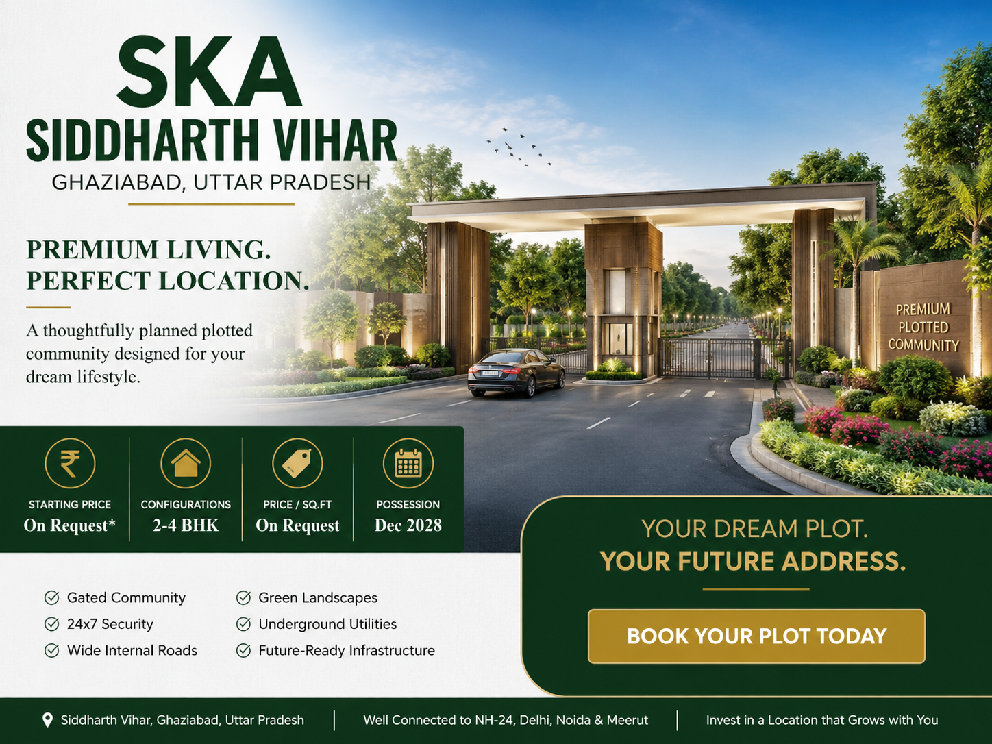 SKA Siddharth Vihar Ghaziabad Premium Apartments