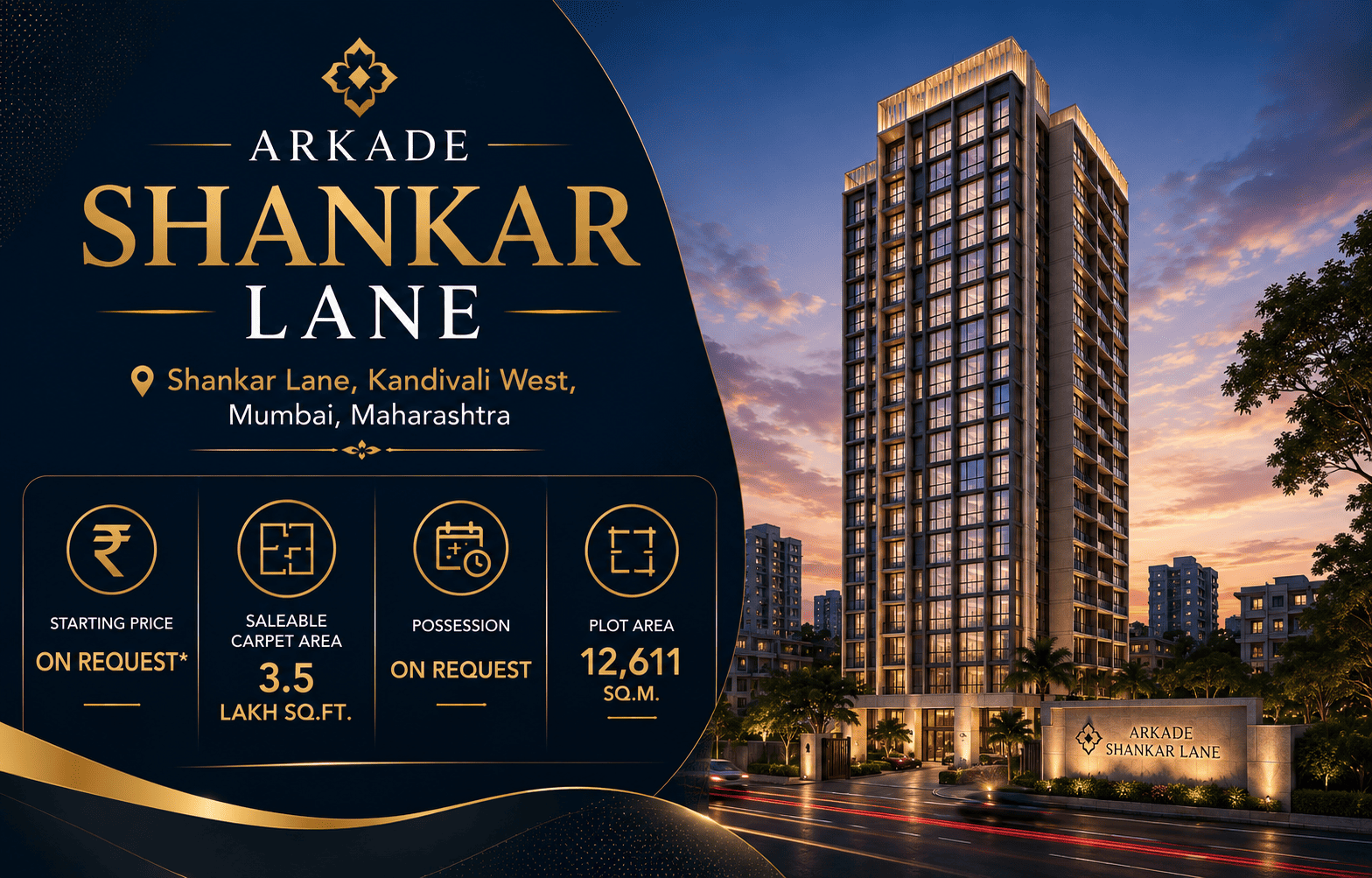 Arkade Shankar Lane Kandivali West