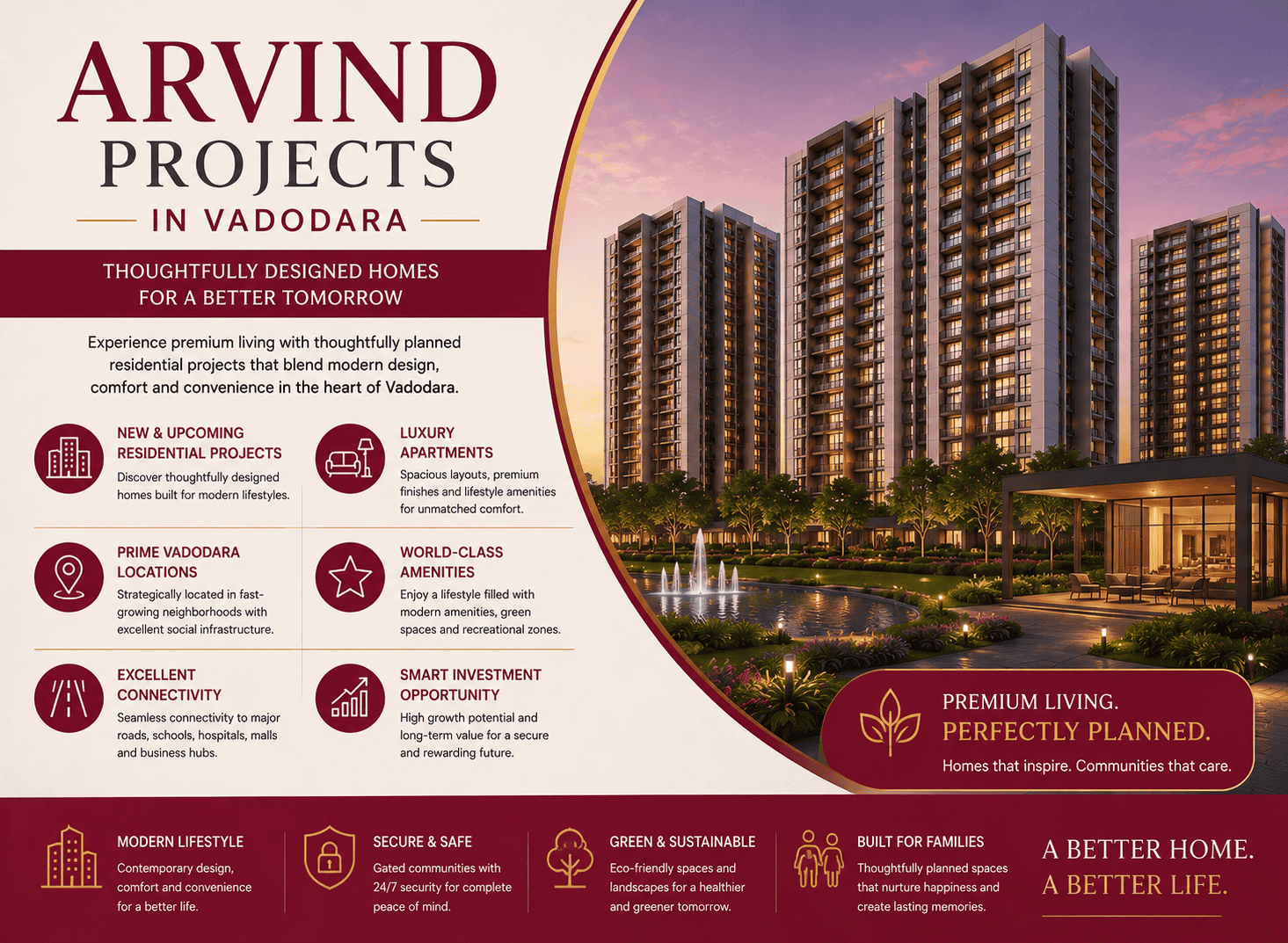 Arvind Upcoming Projects in Vadodara