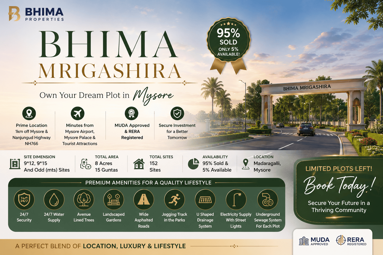 Bhima Mrigashira Mysore - Premium Plots & Villas