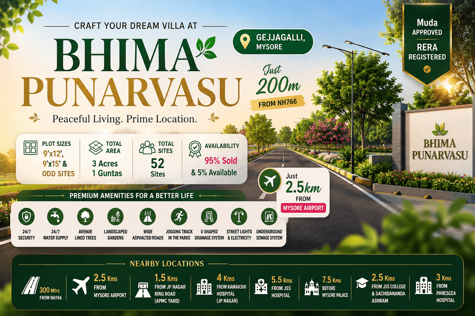 Bhima Punarvasu Mysore - Premium Residential Plots