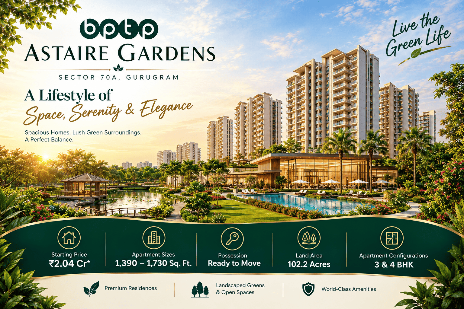 BPTP Astaire Gardens Sector 70A Gurugram