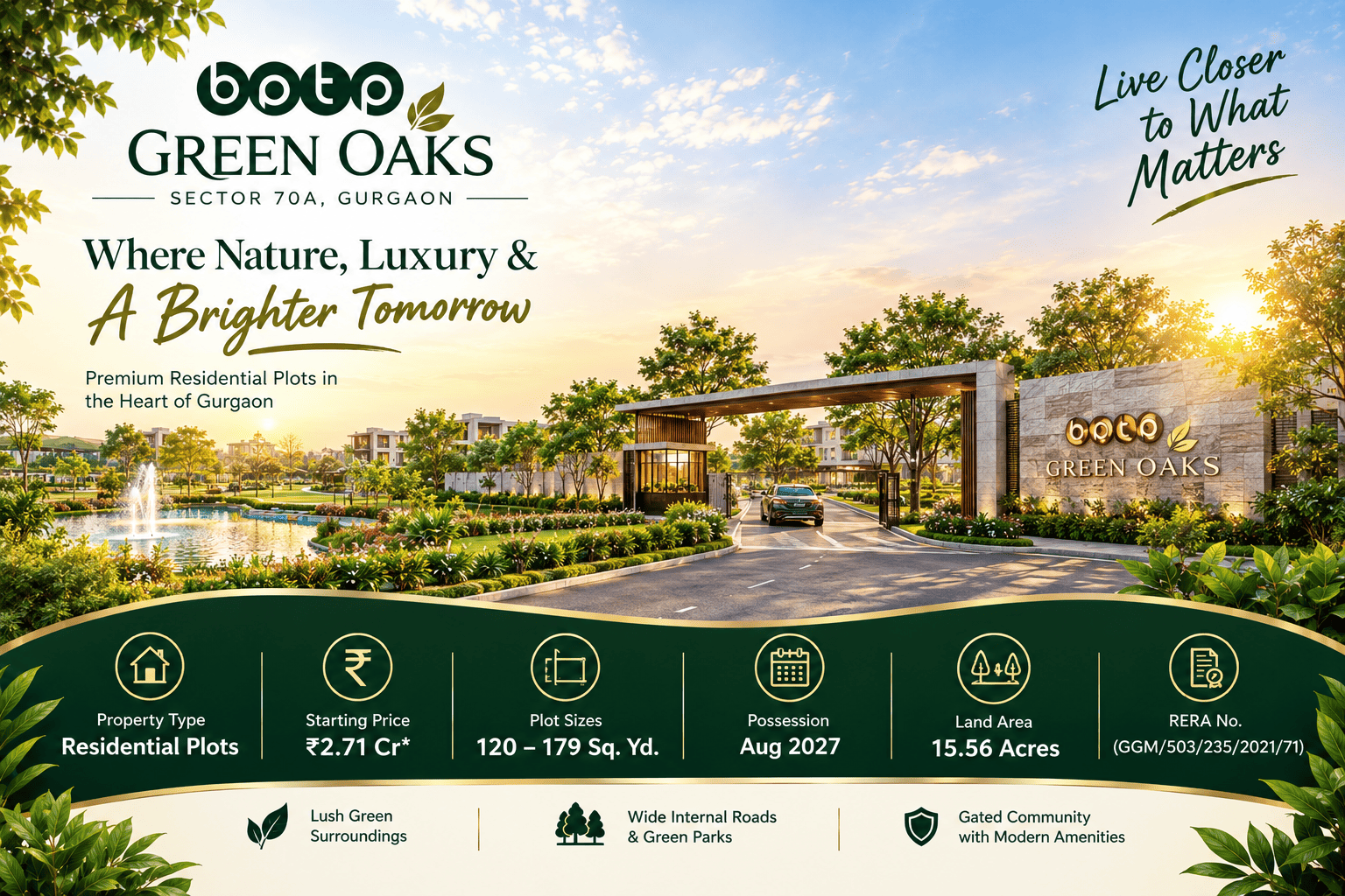 BPTP Green Oaks Sector 70A Gurgaon