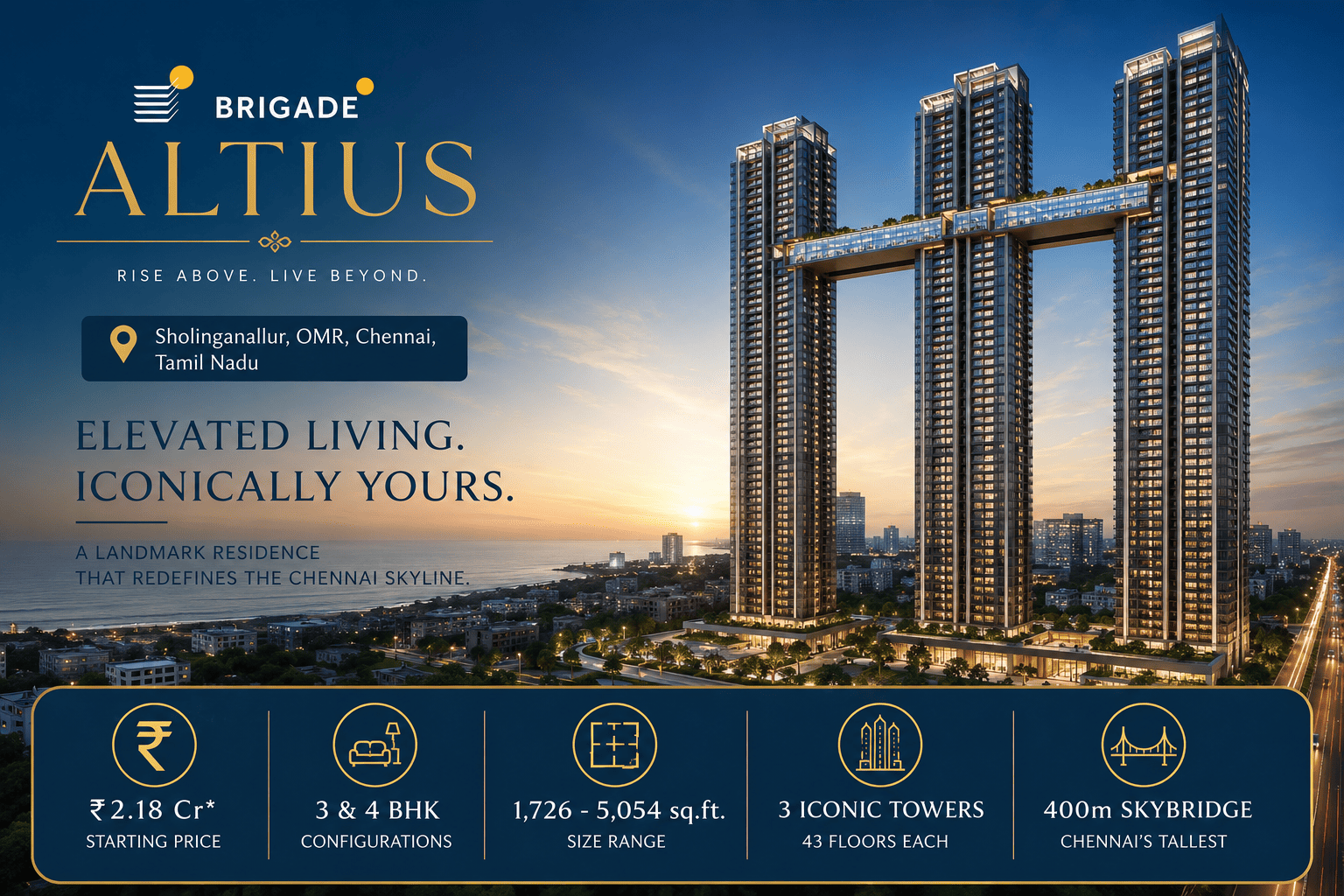 Brigade Altius Chennai Luxury Apartments