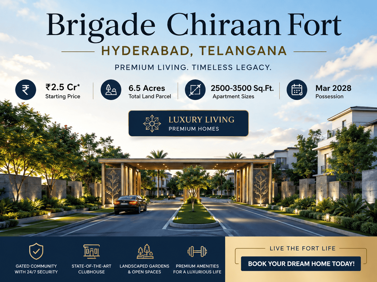 Brigade Chiraan Fort Hyderabad