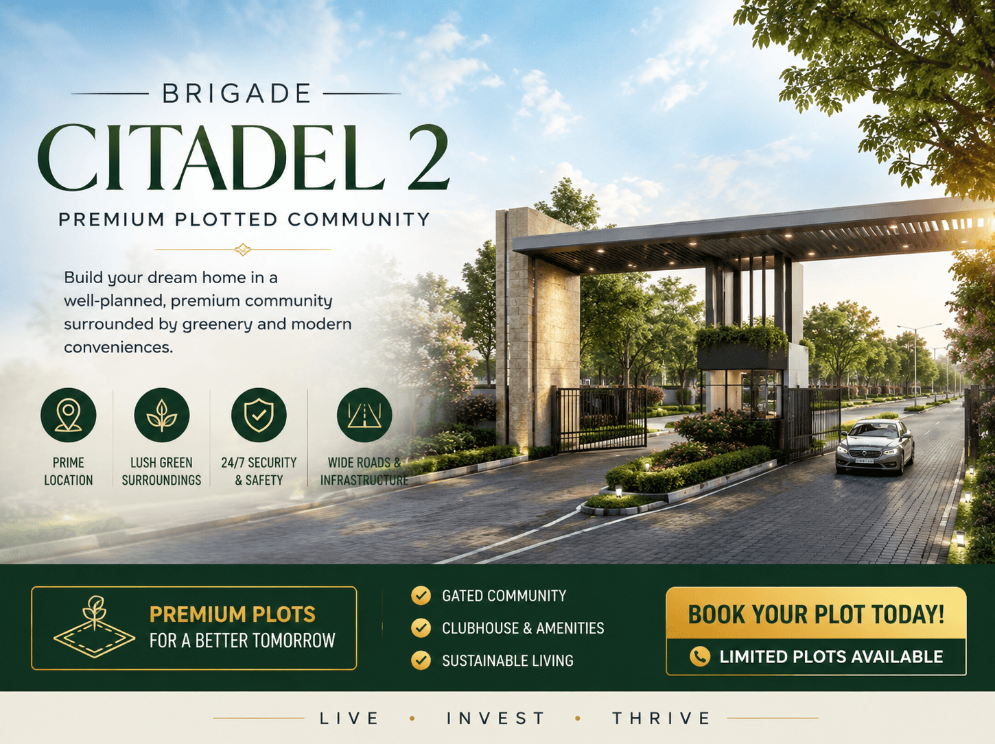 Brigade Citadel 2 Premium Residential Project in Hyderabad