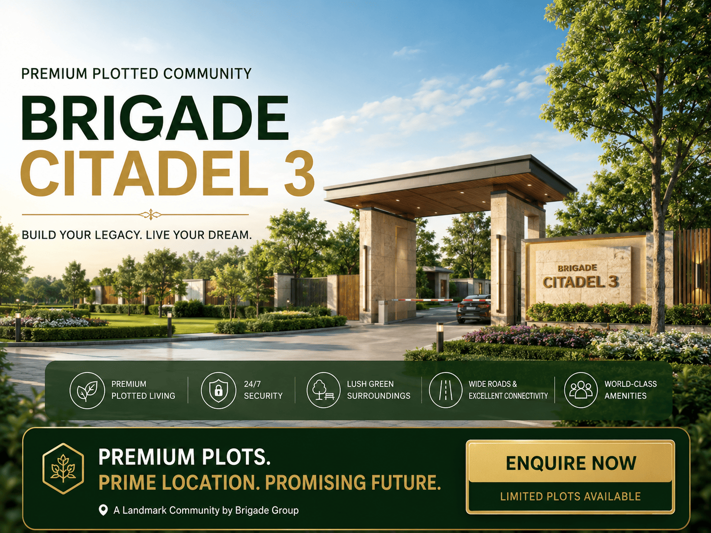 Brigade Citadel 3 Premium Residential Project in Hyderabad