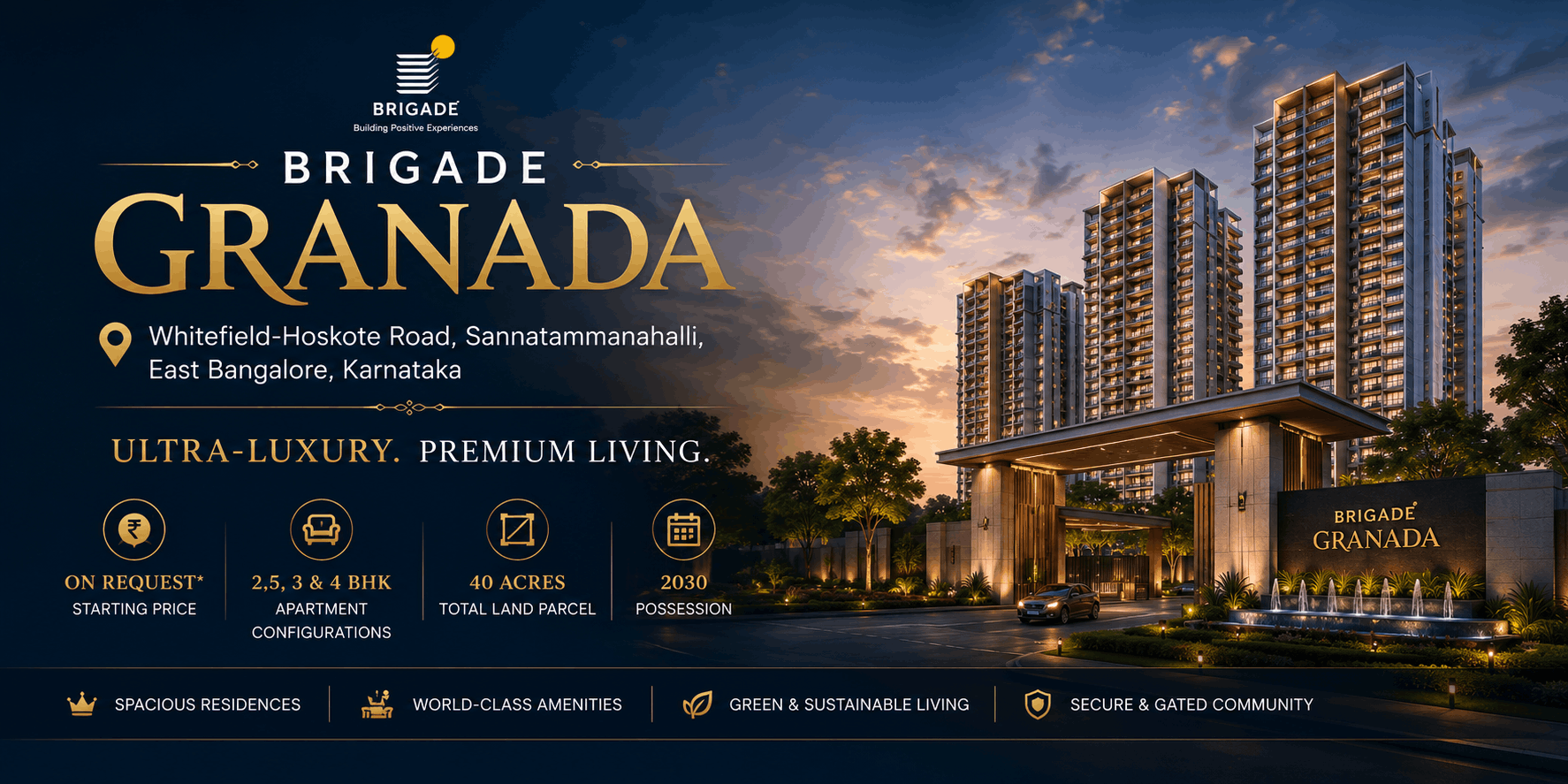 Brigade Granada Whitefield-Hoskote Road