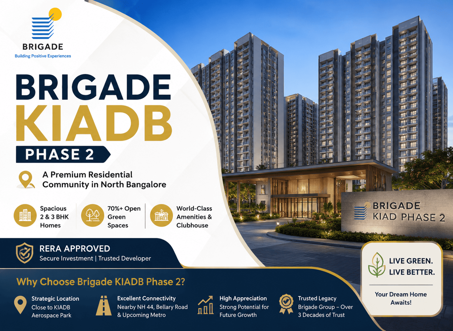 Brigade KIADB Phase 2 Bangalore Luxury Township