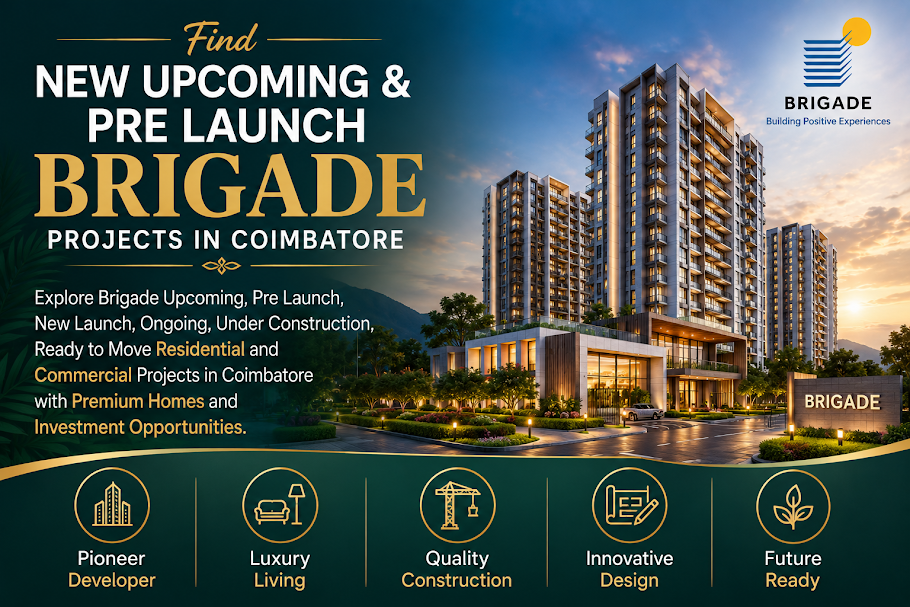 Brigade Upcoming Projects in Coimbatore