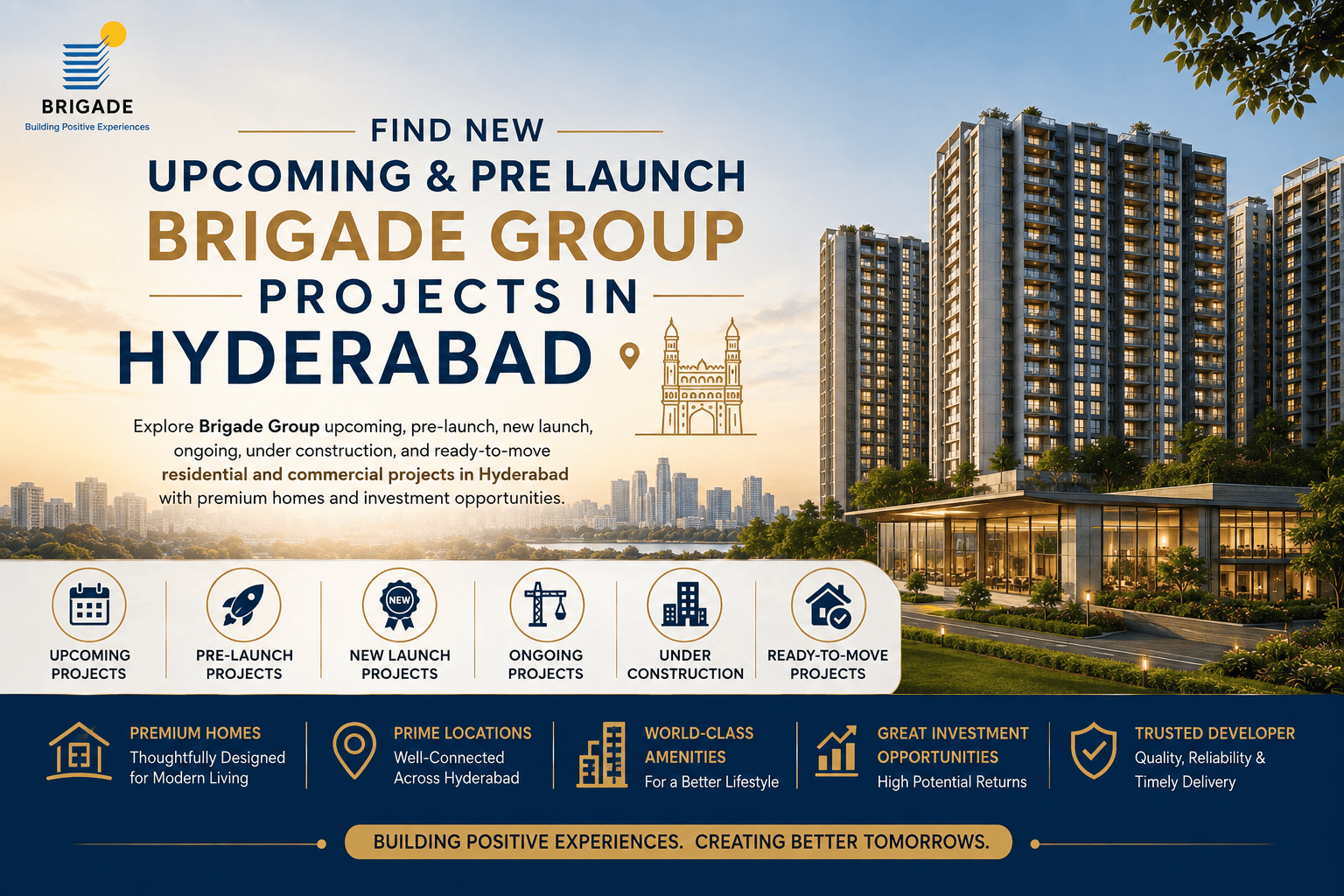 Brigade Group Upcoming Projects in Hyderabad