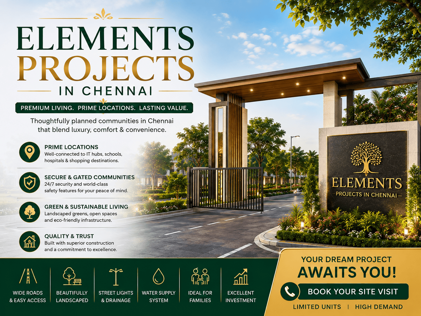 Elements Projects Upcoming Projects in Chennai