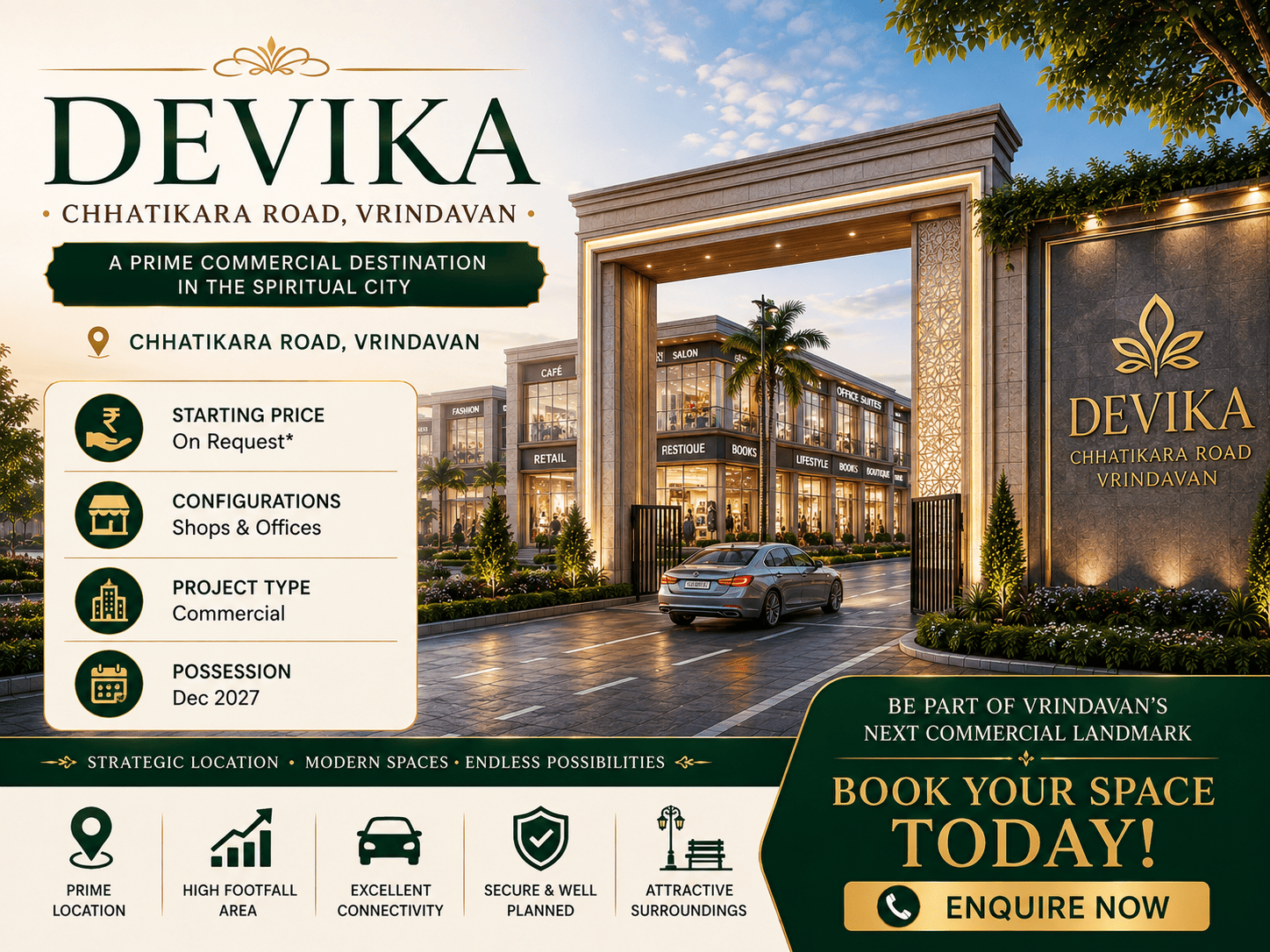 Devika Chhatikara Road Vrindavan Commercial Project
