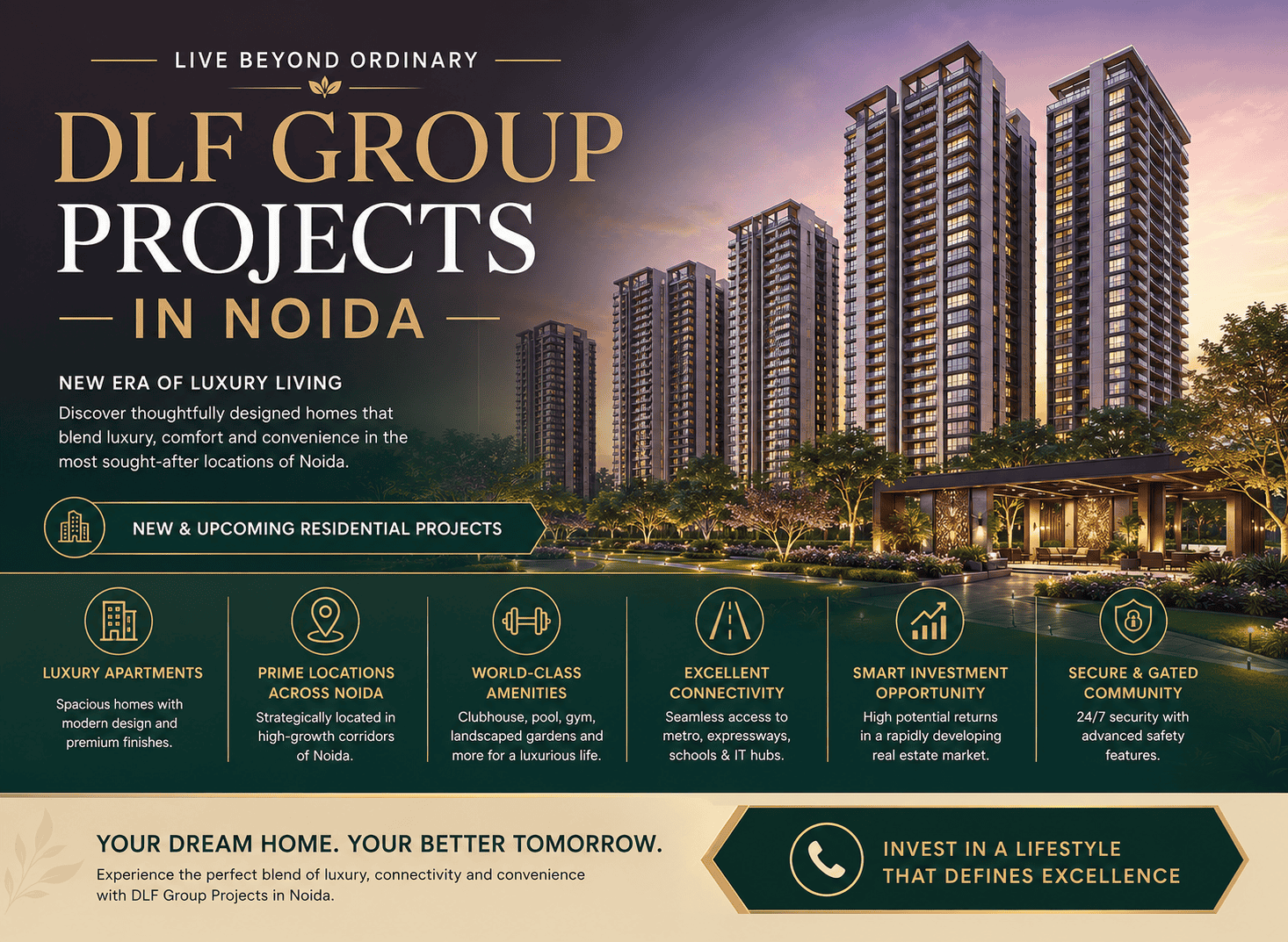 DLF Group Upcoming Projects in Noida
