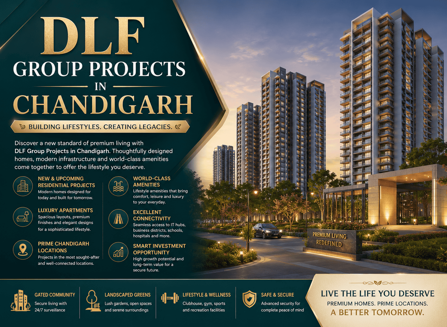 DLF Group Upcoming Projects in Chandigarh