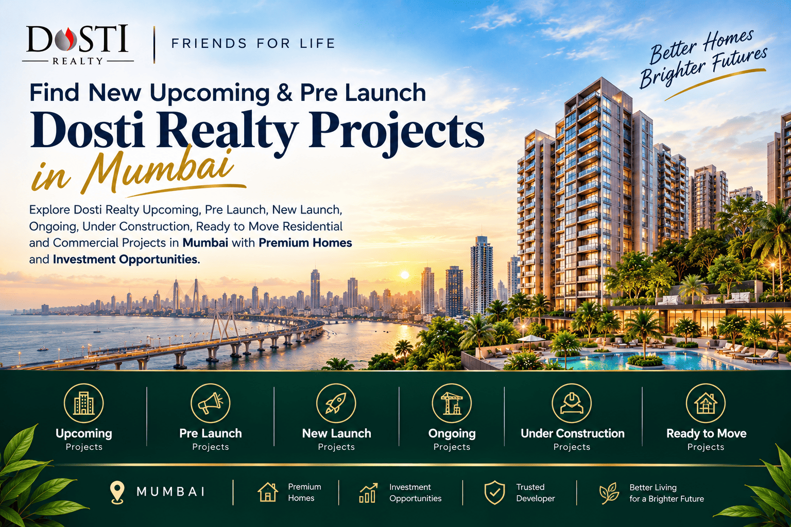 Dosti Realty Upcoming Projects in Mumbai