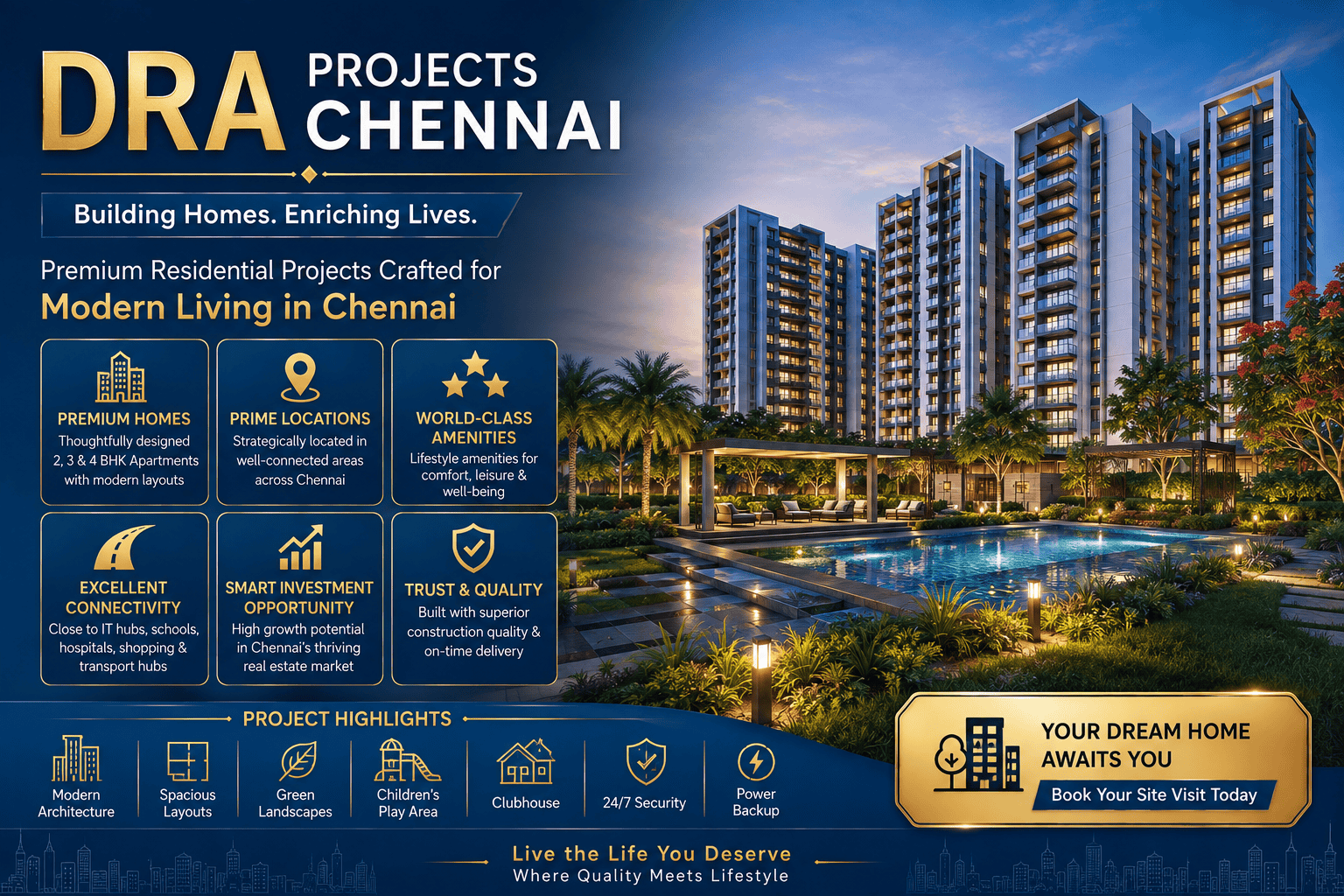 DRA Projects Upcoming Projects in Chennai