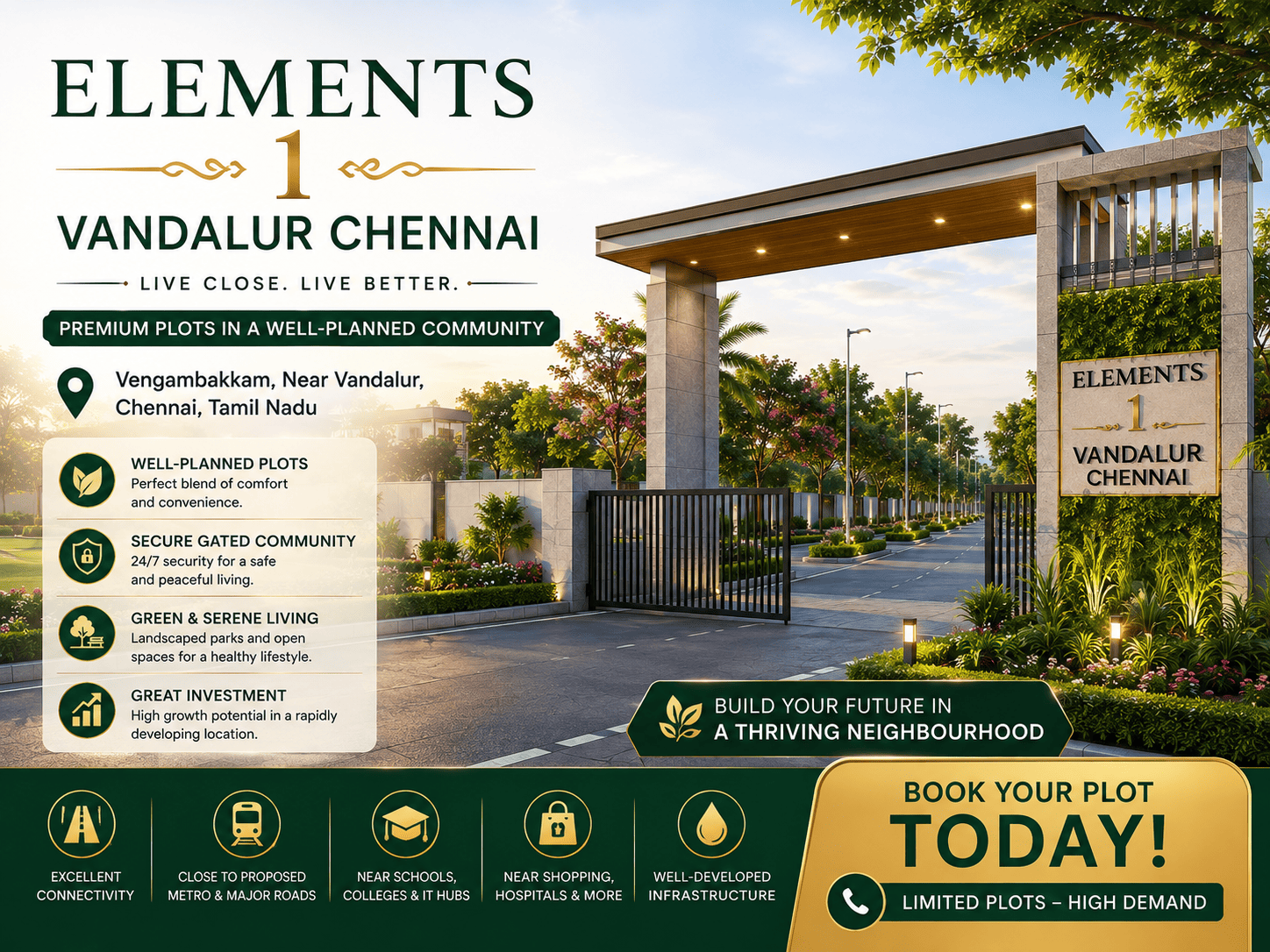 Elements 1 Vandalur Chennai - Premium Senior Living Community