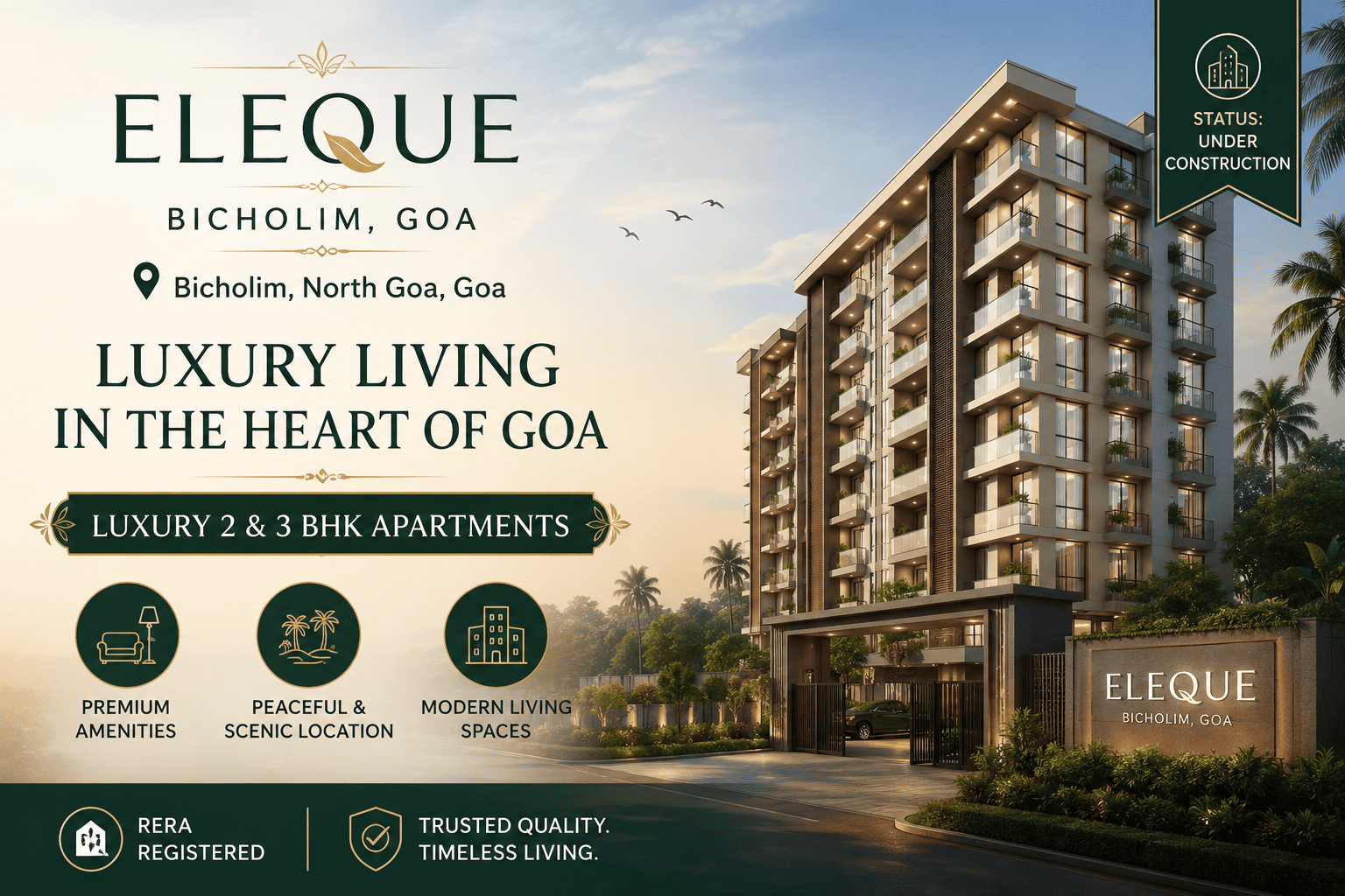 Eleque Bicholim Goa Luxury Apartments