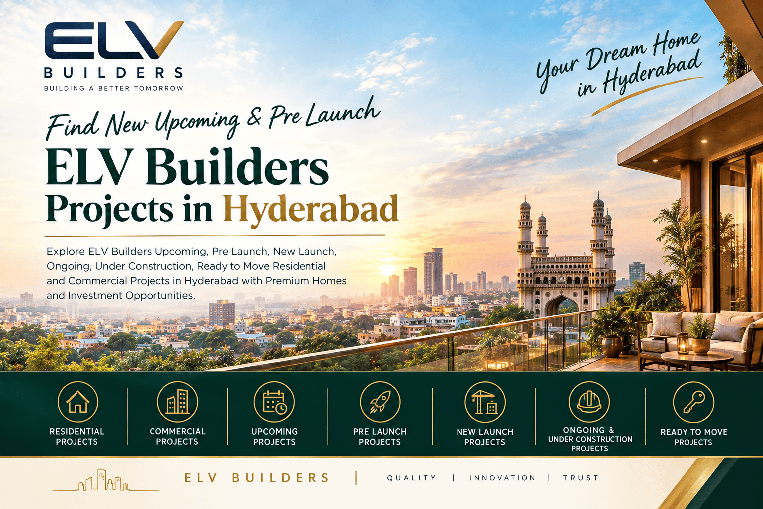 ELV Builders Upcoming Projects in Hyderabad