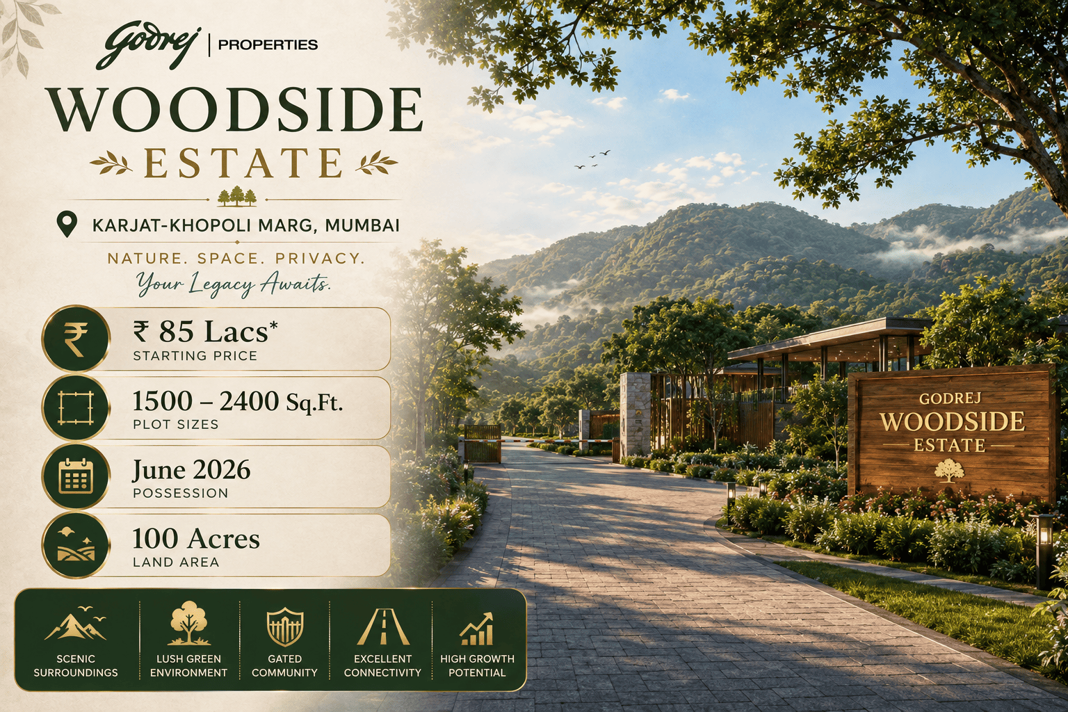 Godrej Woodside Estate Karjat