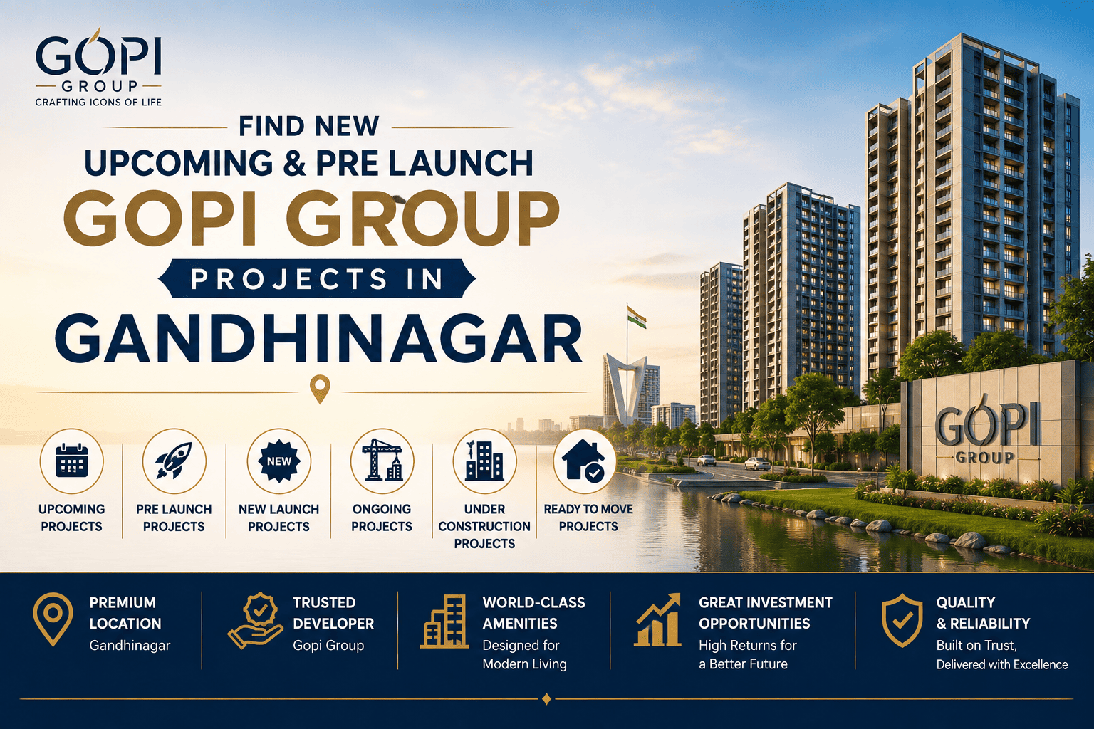 Gopi Group Upcoming Projects in Gandhinagar