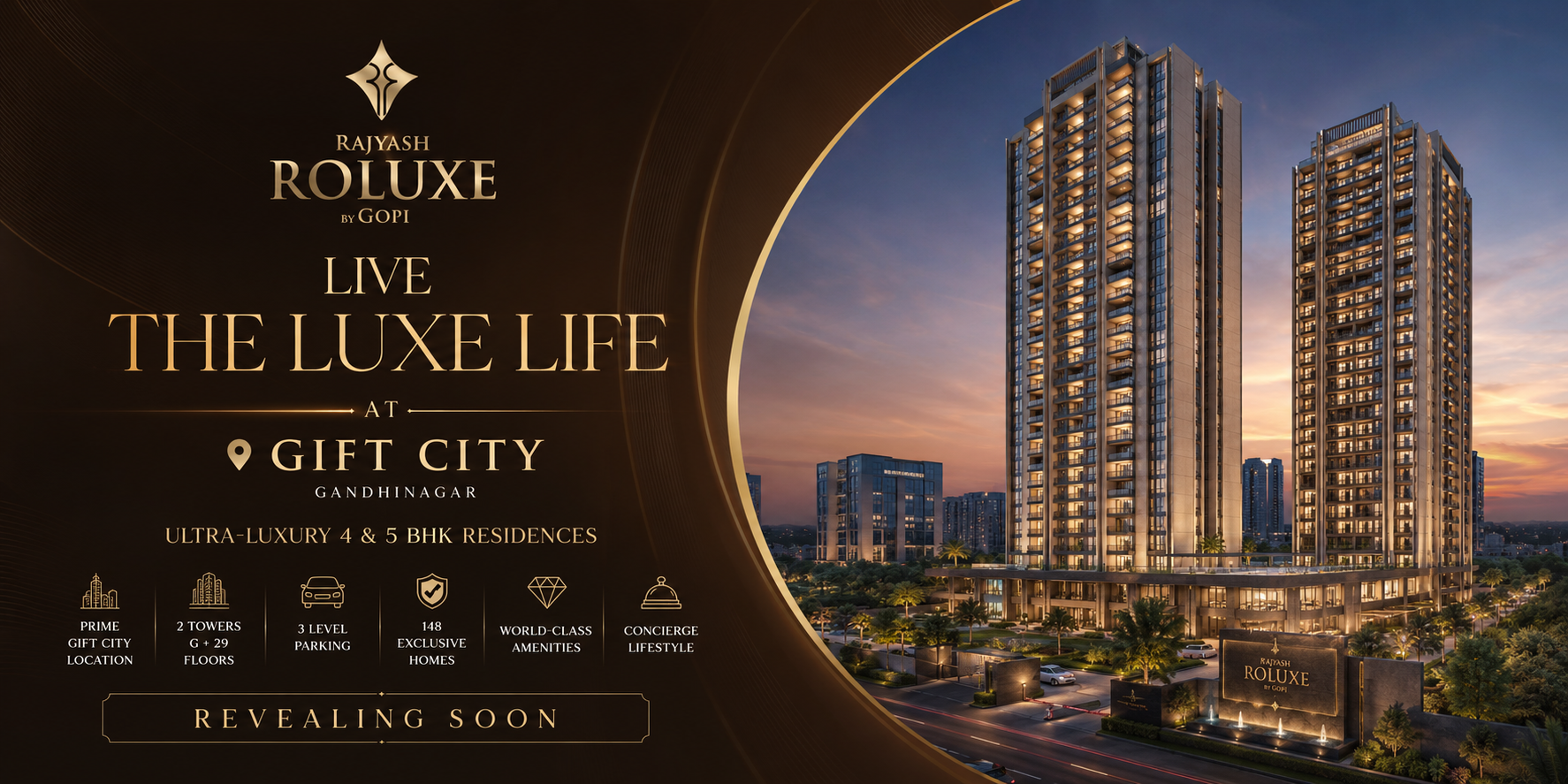Rajyash Roluxe by Gopi – Luxury Apartments GIFT City