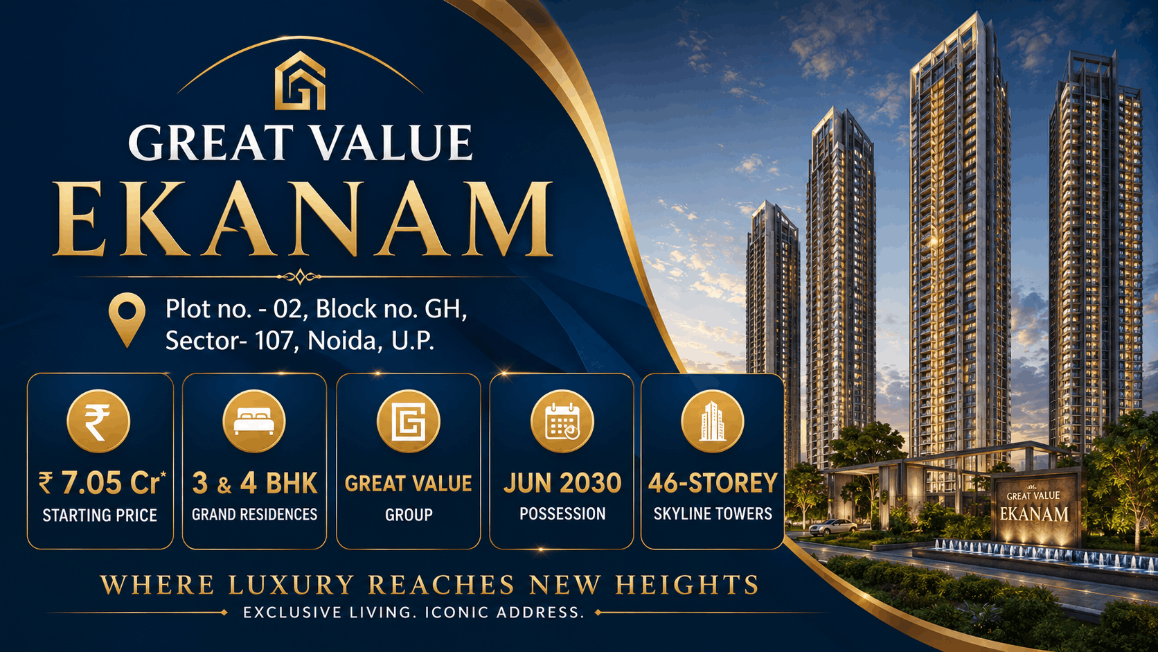 Great Value Ekanam Sector 107 Noida