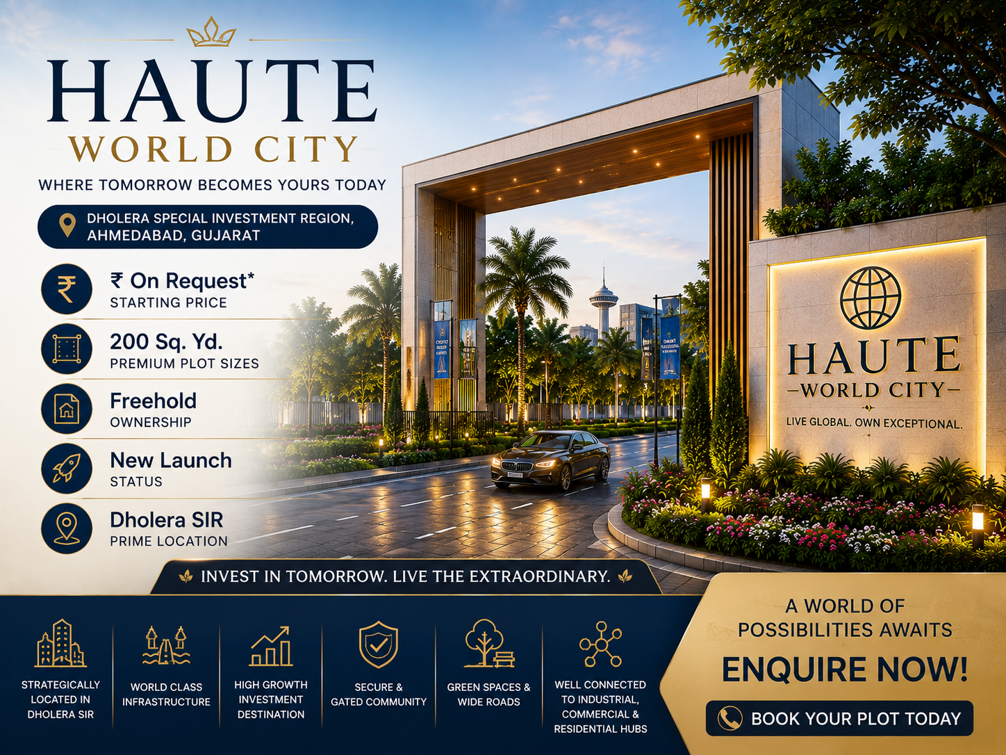 Haute World City - Premium Plotted Development
