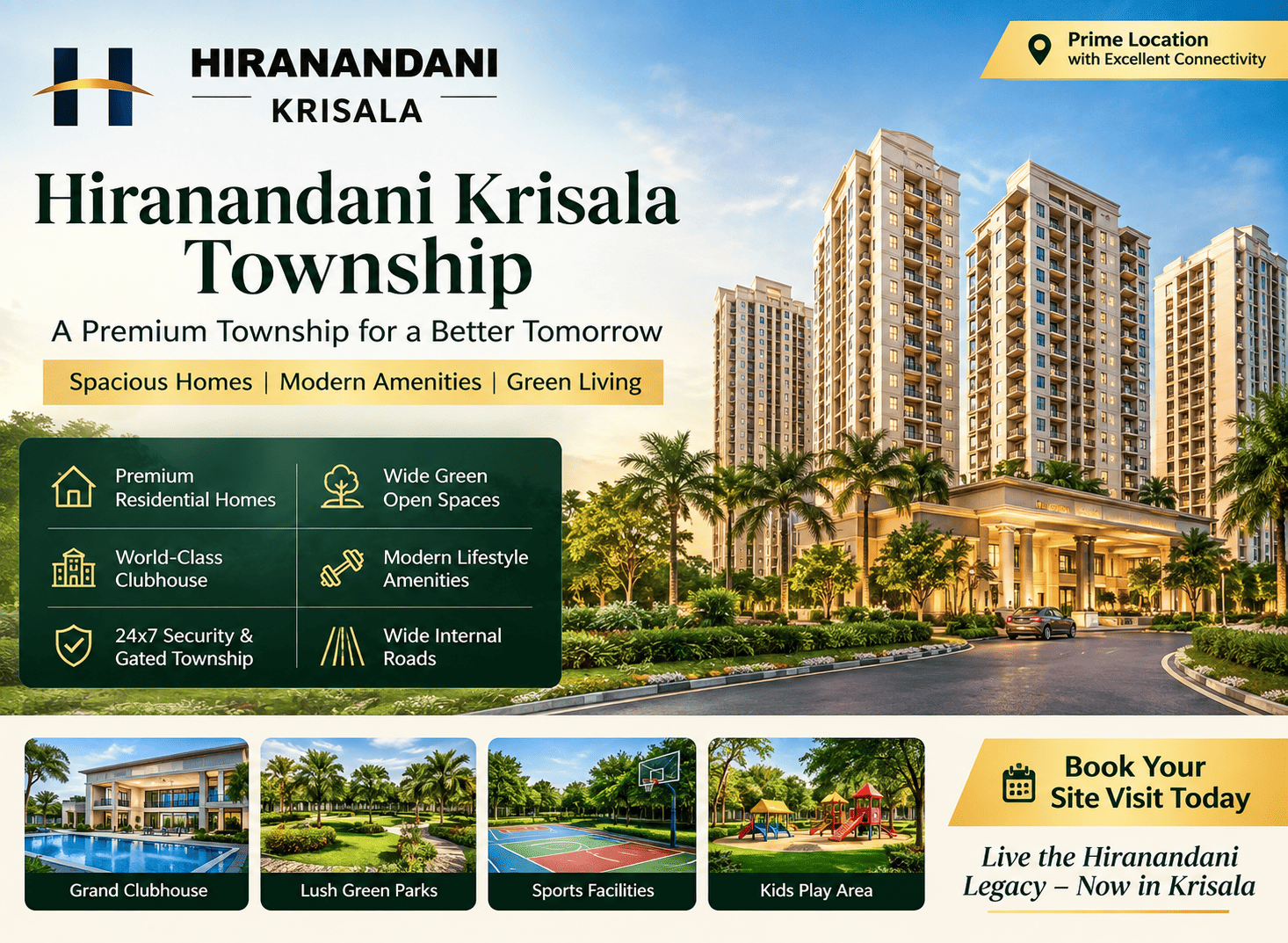 Krisala Hiranandani Hinjewadi Township  Pune - Premium Integrated Township
