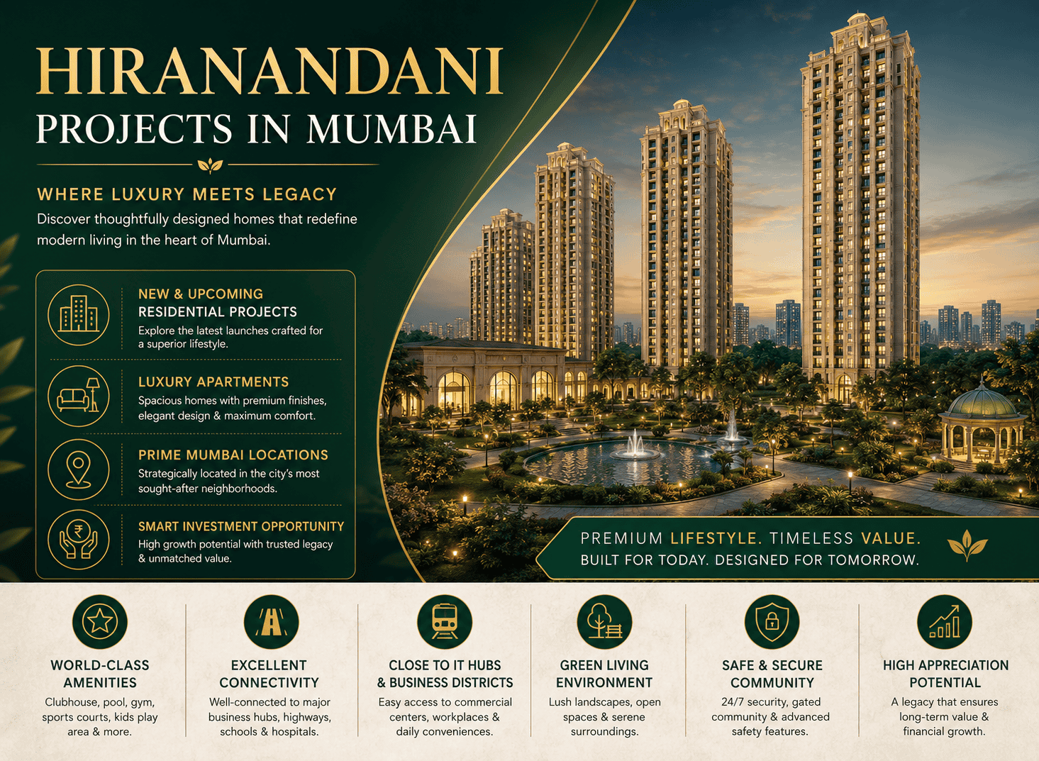 Hiranandani Upcoming Projects in Mumbai