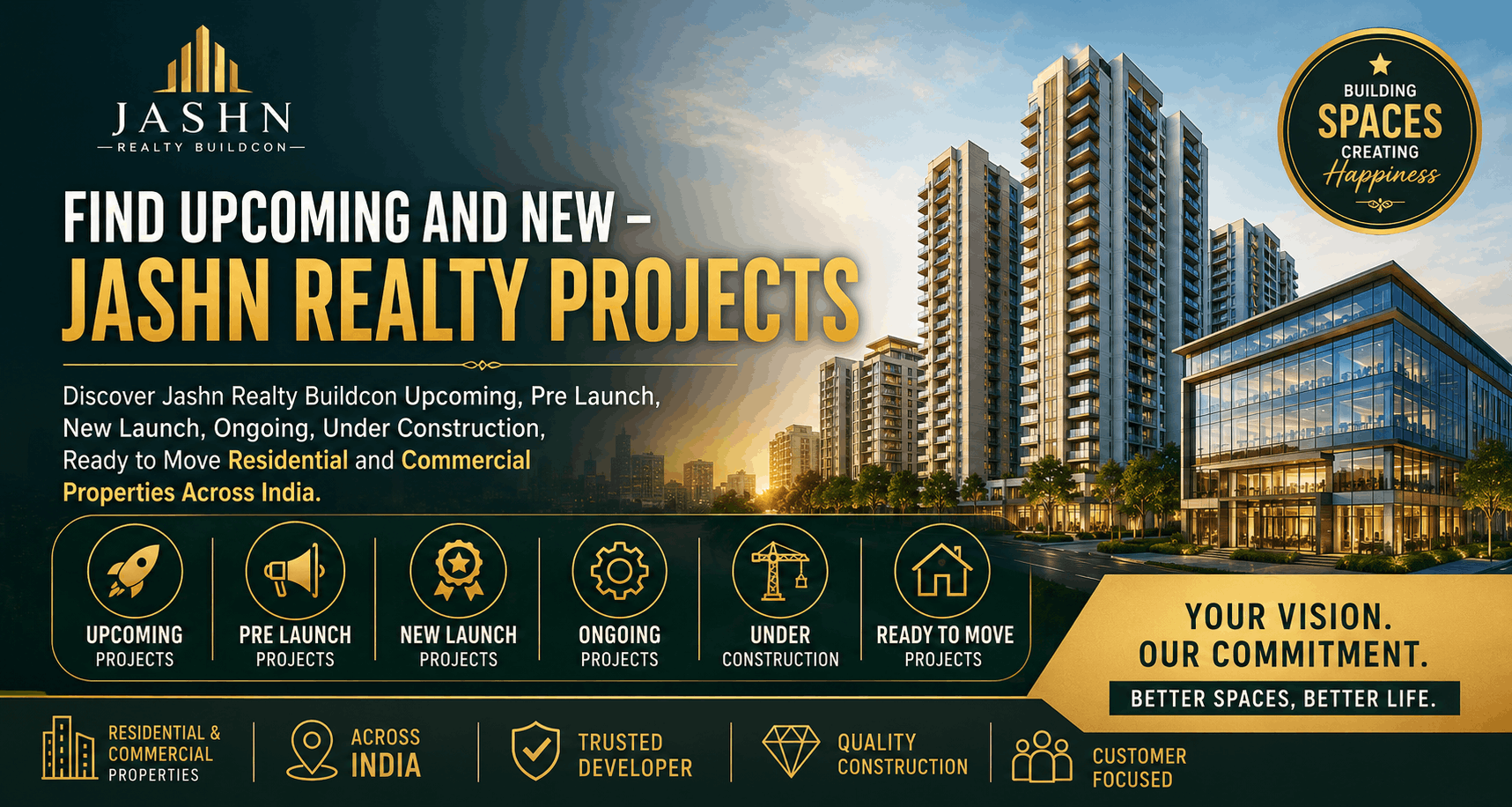 Jashn Realty Upcoming Projects