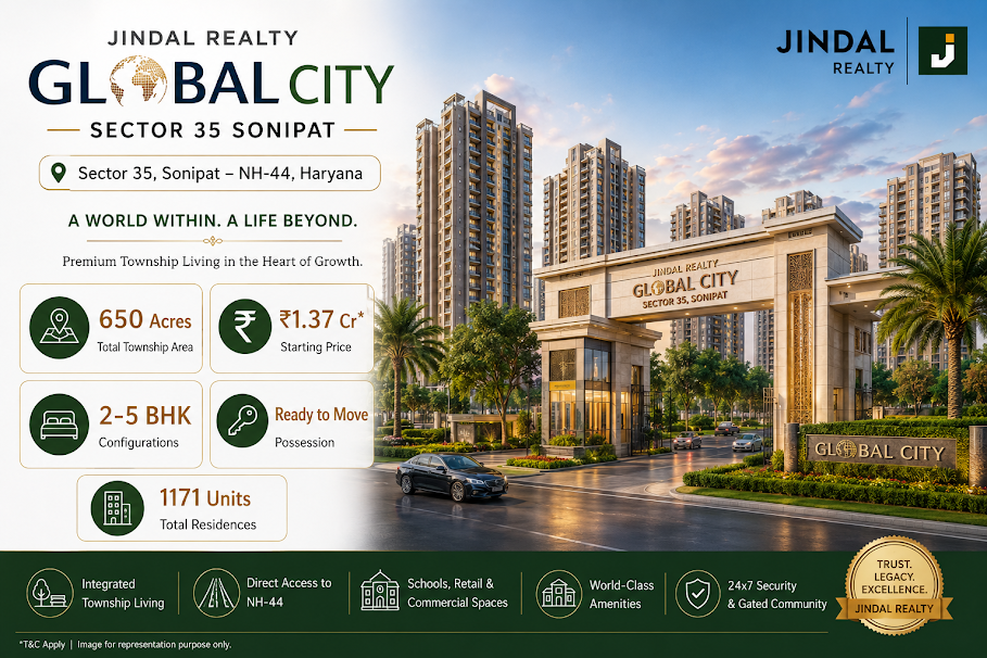 Jindal Realty Global City Sector 35 Sonipat