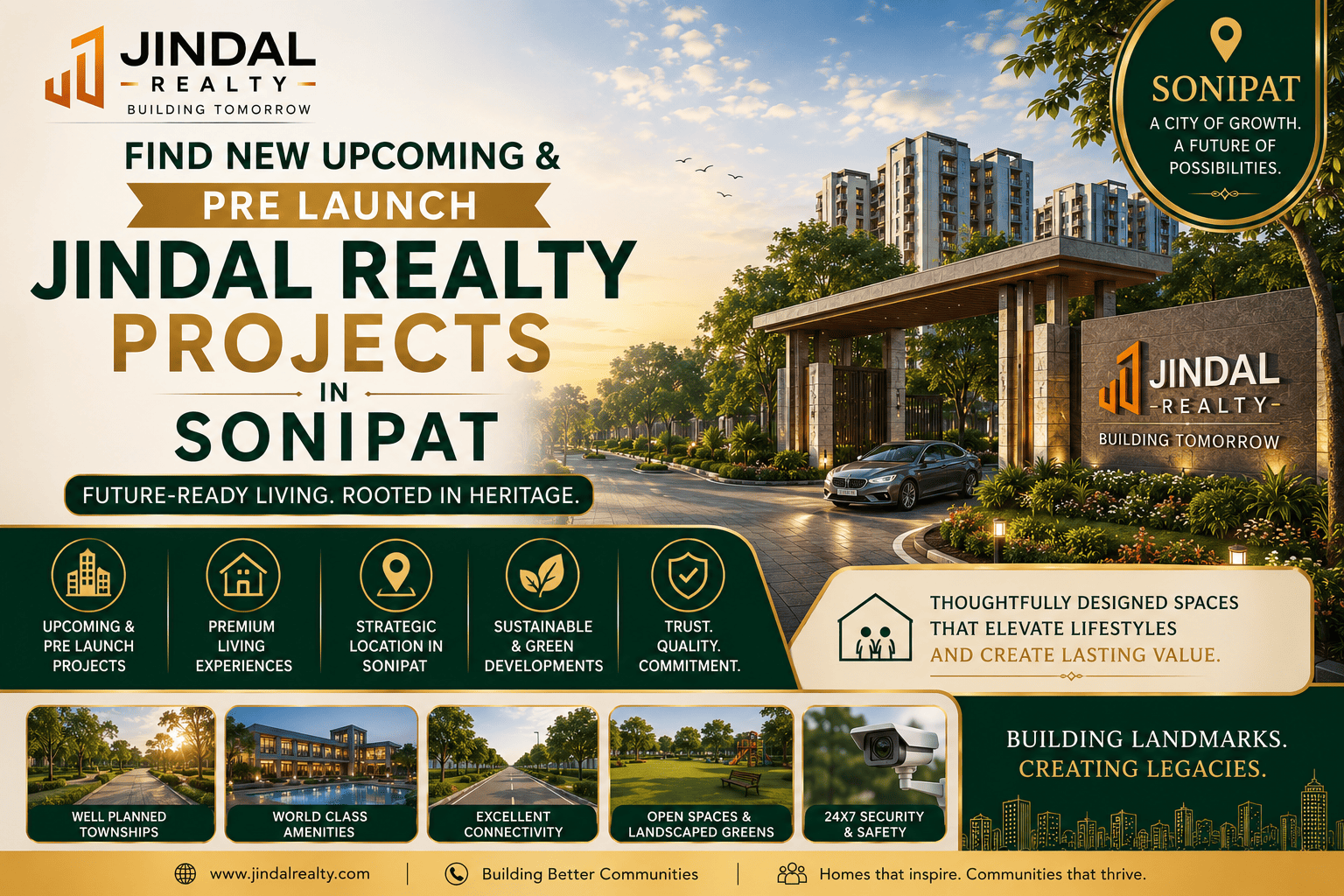 Jindal Realty Upcoming Projects in Sonipat