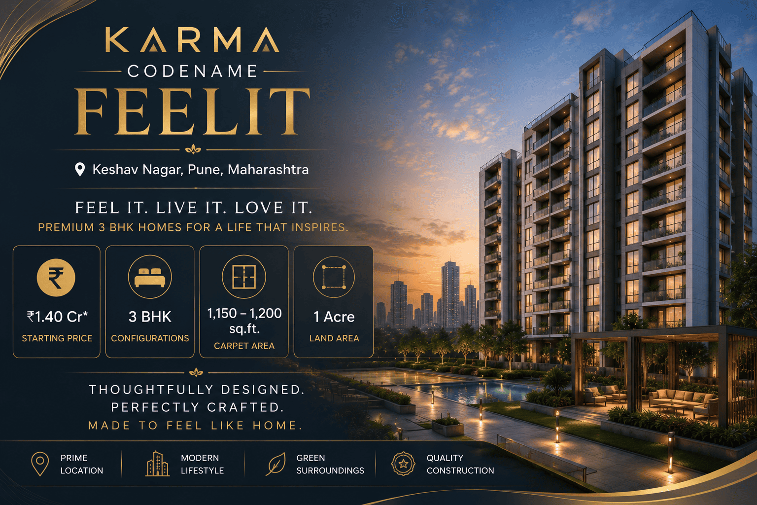 Karma Codename Feelit Keshav Nagar Pune