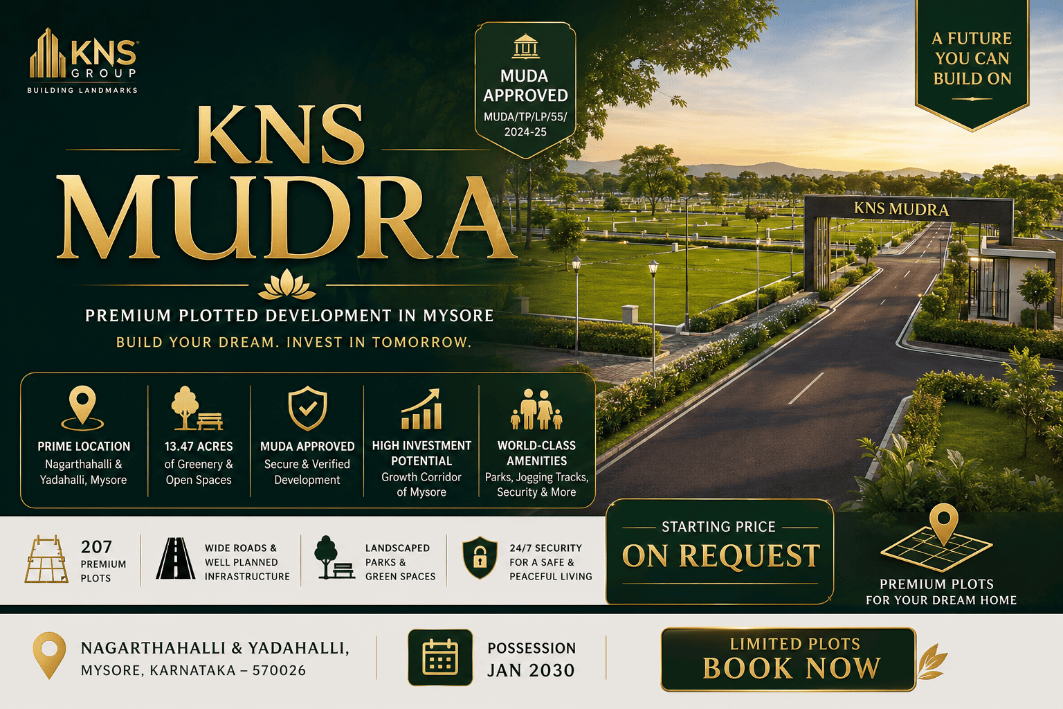 KNS Mudra - Premium Plotted Development in Mysore