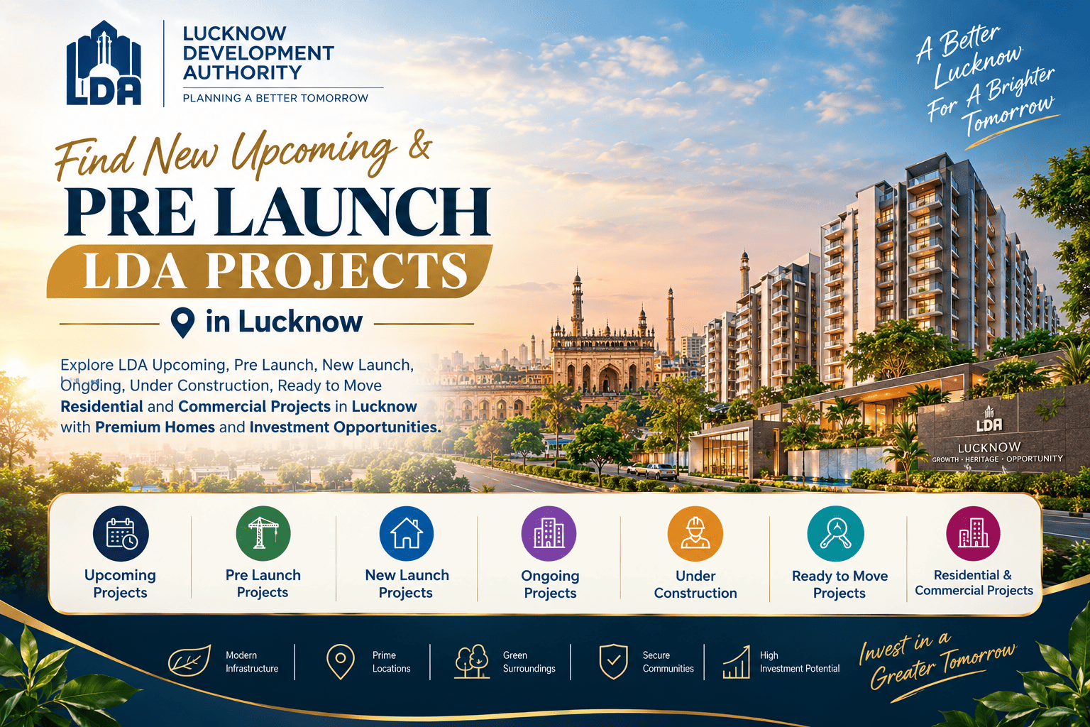 LDA Upcoming Projects in Lucknow