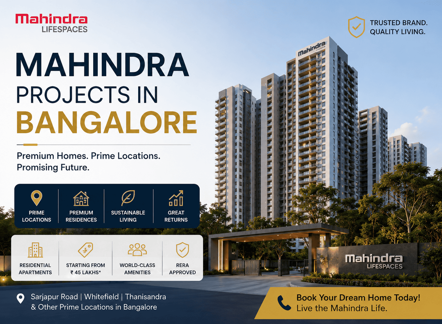 Mahindra Upcoming Projects in Bangalore