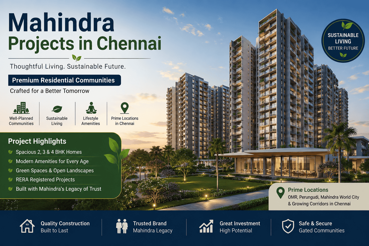Mahindra Upcoming Projects in Chennai
