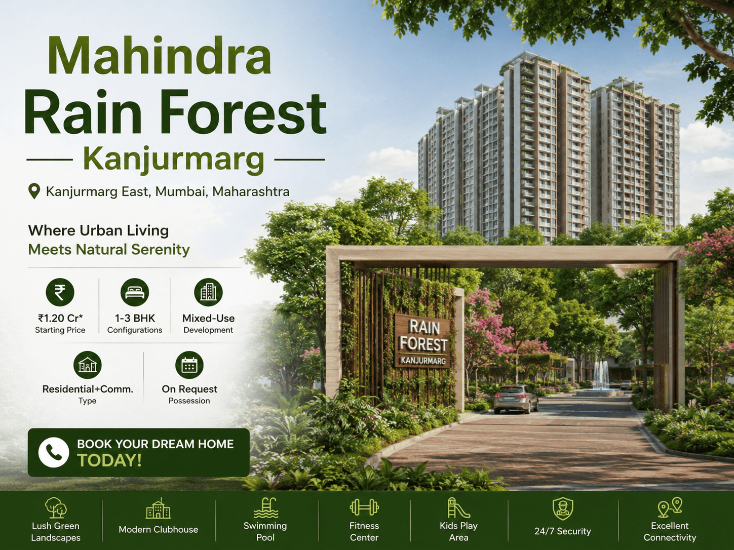 Mahindra Rain Forest Kanjurmarg Mumbai New Launch