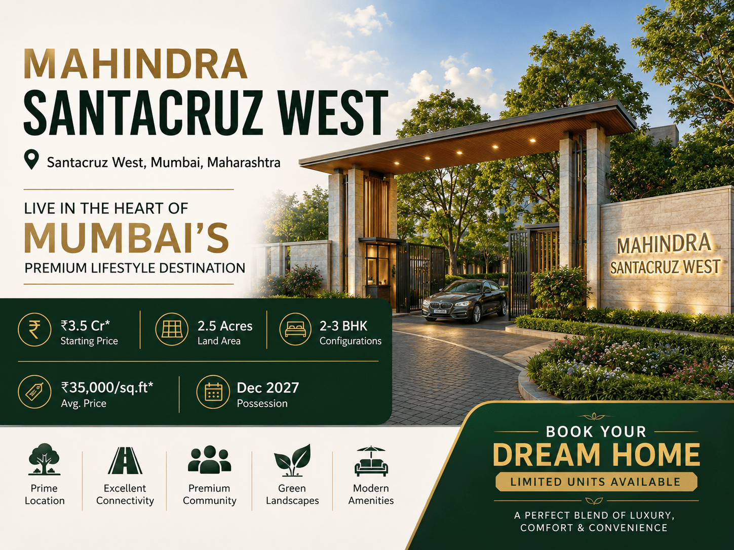 Mahindra Santacruz West Mumbai Luxury Apartments
