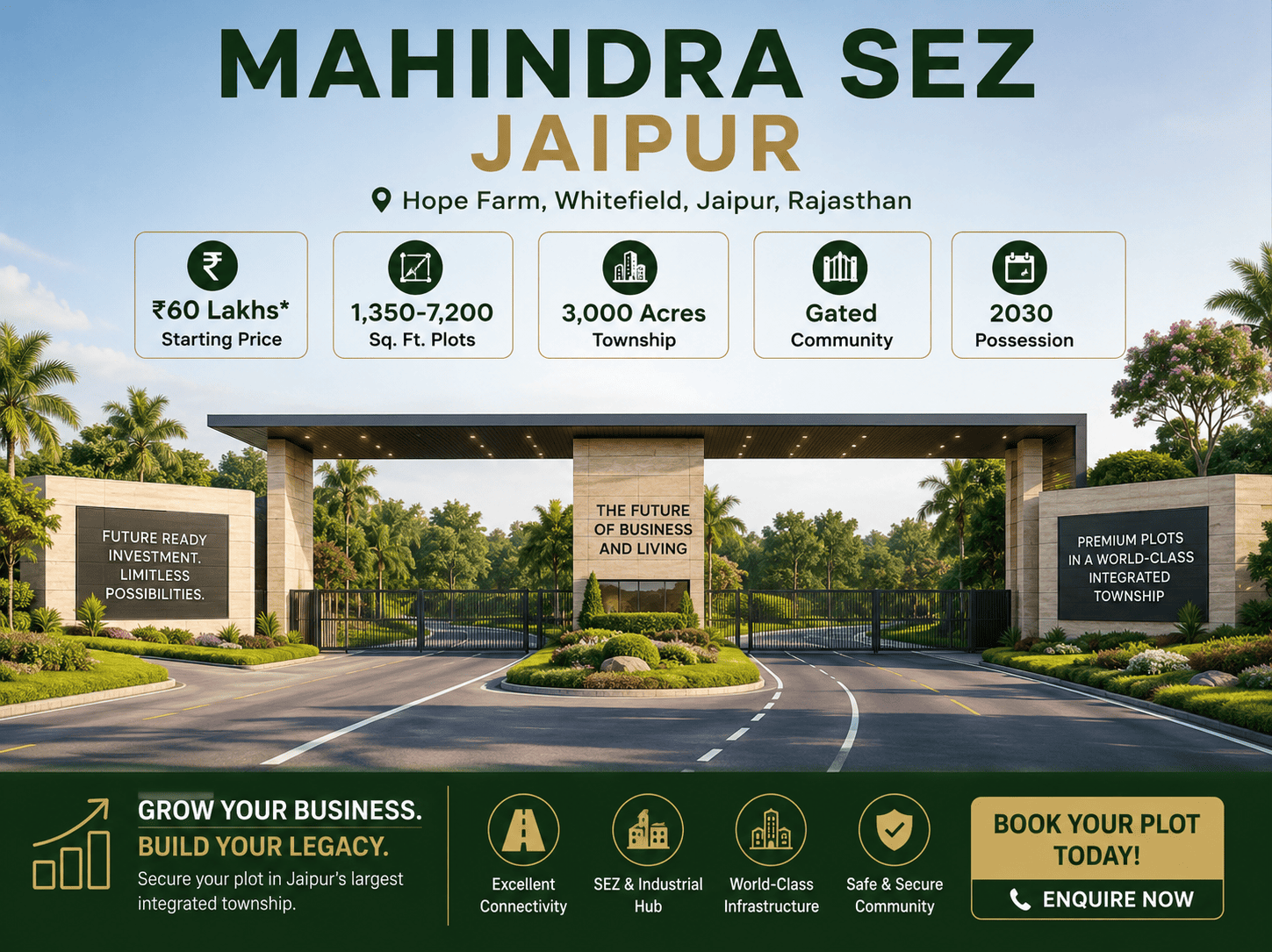 Mahindra SEZ Jaipur Premium Residential Plots